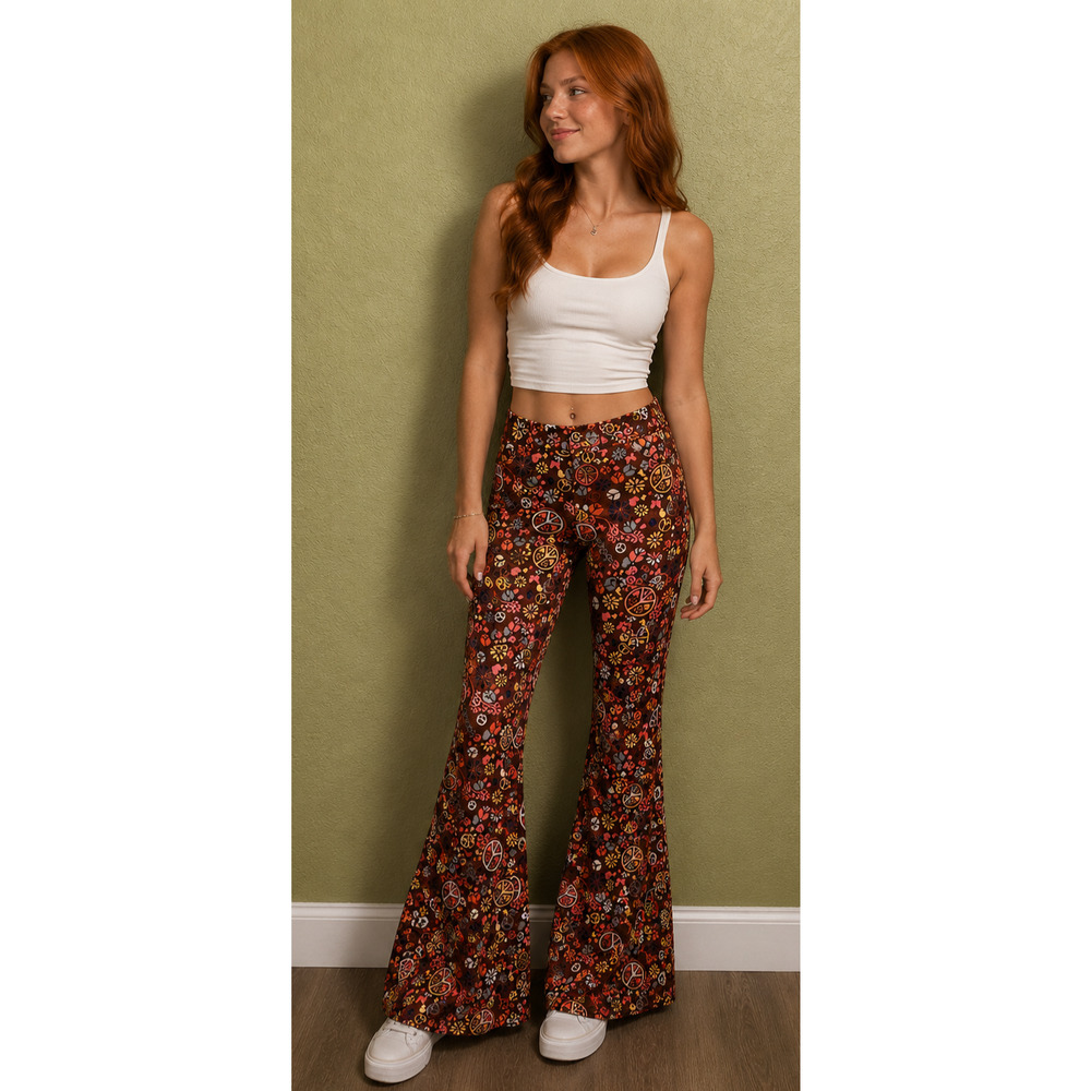 Peace Flare pants